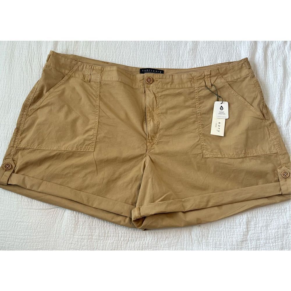 New Sanctuary Standard Surplus Cargo Shorts Plus Size